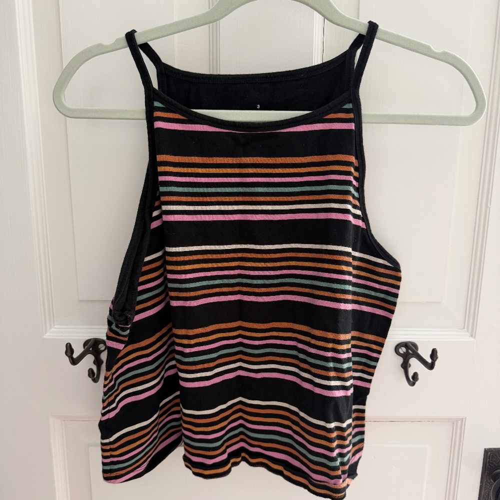 Torrid Striped Crop Tank - 3X